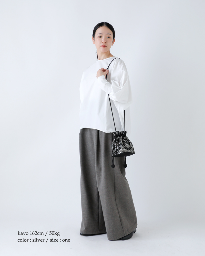 MARCHER(マルシェ)巾着ビーズショルダーバッグbeads-shoulder