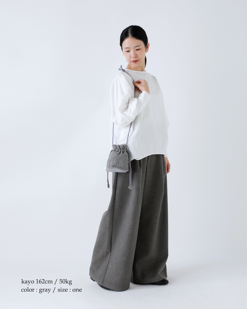 MARCHER(マルシェ)巾着ビーズショルダーバッグbeads-shoulder3