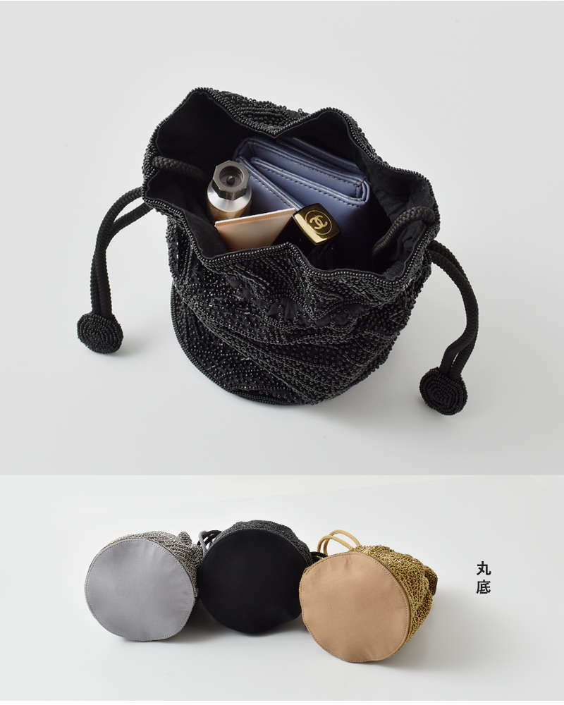 MARCHER(マルシェ)巾着ビーズショルダーバッグbeads-shoulder3