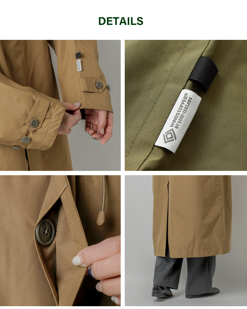 DAIWA PIER39WINDSTOPPER by GORE-TEX LABS o}J[ CR[g gWs WINDSTOPPER TECH BALMACAAN RAIN COATh bj-11025wl