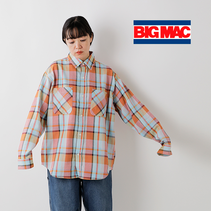 BIG MAC ビッグマック コットン チェック 長袖 シャツ bmc