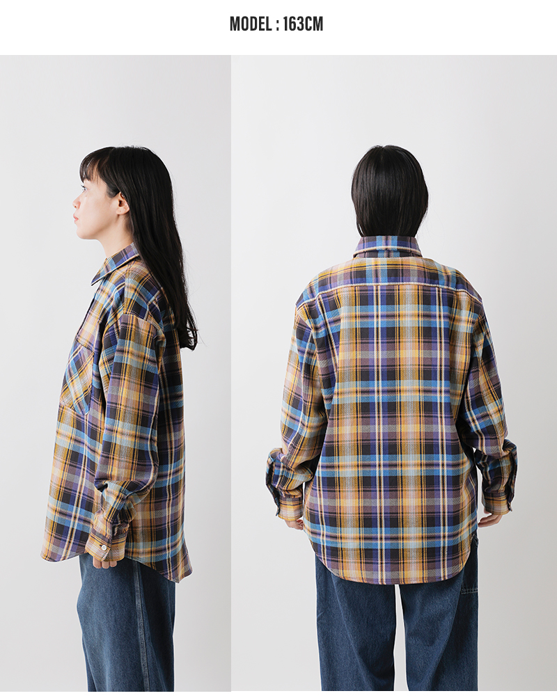 BIG MAC(ビッグマック)コットンチェック長袖シャツbmc-25fw01