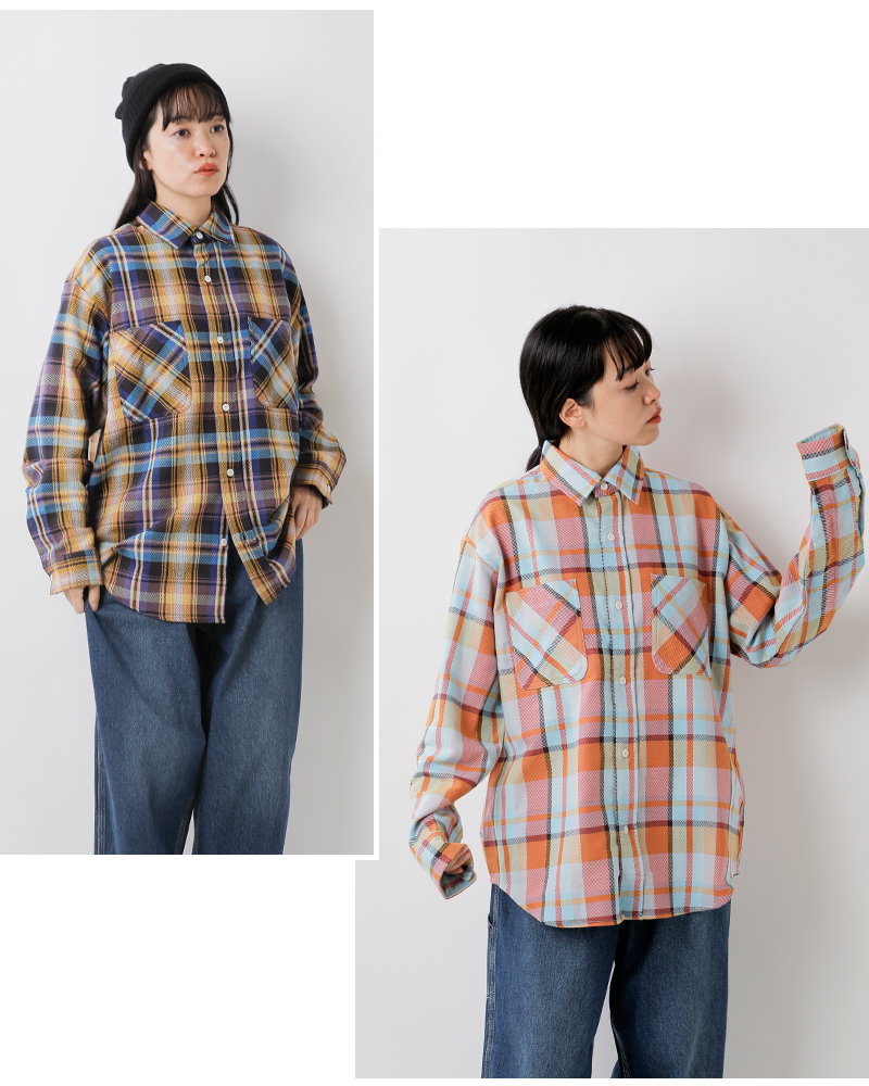 BIG MAC(ビッグマック)コットンチェック長袖シャツbmc-25fw01