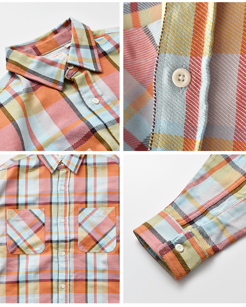 BIG MAC(ビッグマック)コットンチェック長袖シャツbmc-25fw01