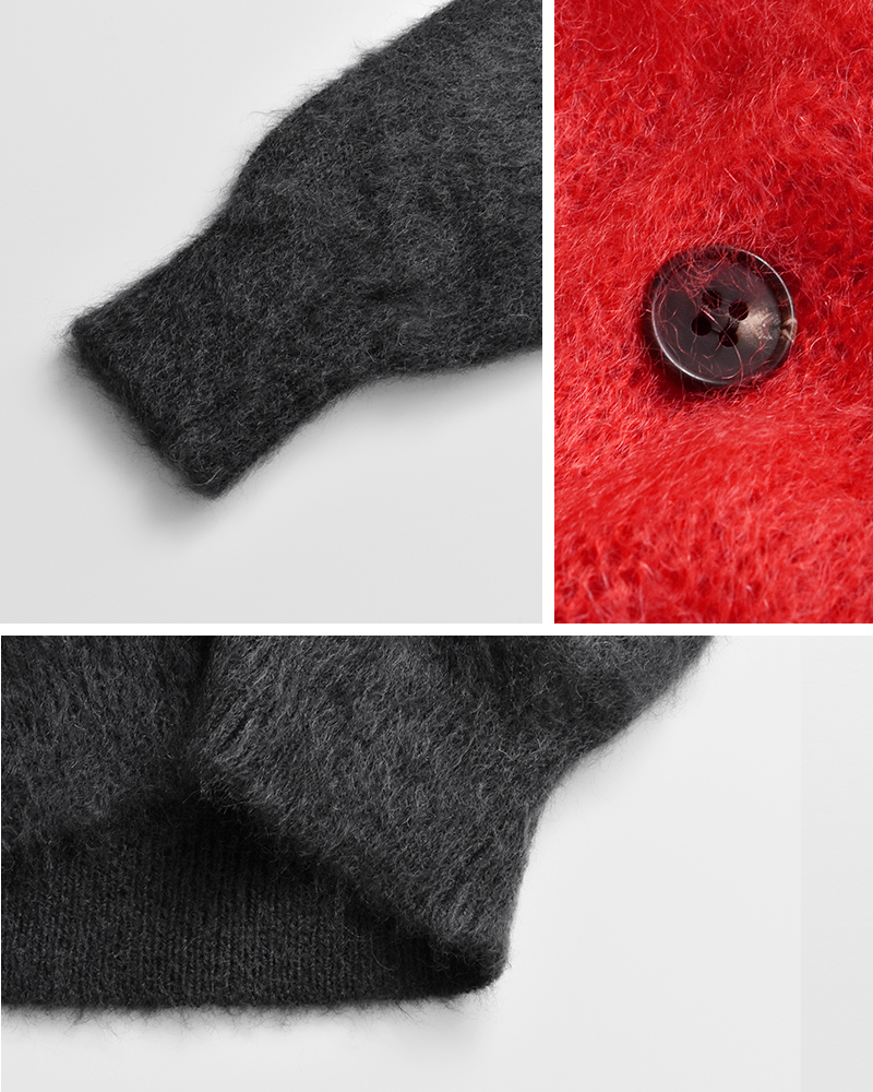 BATONER(バトナー)ピュアモヘアシャギーポロニットプルオーバー“PUREMOHAIRSHAGGYPOLO”bn-25fl-053