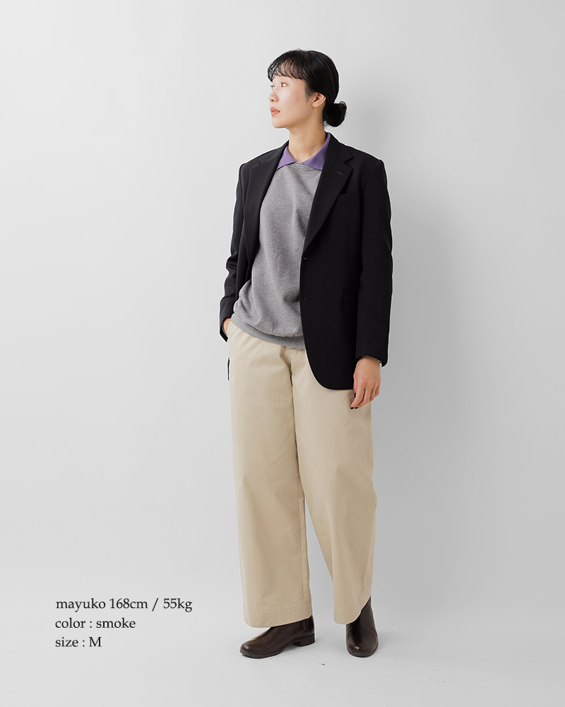 CONICHIWA bonjour(コンニチハ ボンジュール)ボーイカラースウェットプルオーバー“BOYCOLLARMTM”boy-collarm