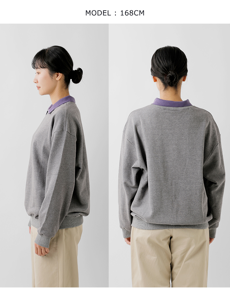 CONICHIWA bonjour(コンニチハ ボンジュール)ボーイカラースウェットプルオーバー“BOYCOLLARMTM”boy-collarm