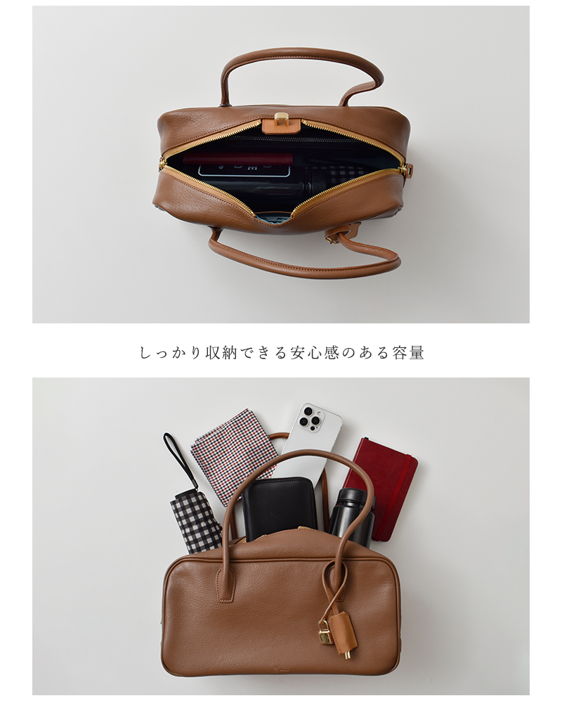 mononogu(モノノグ)レザーブリッジランドスケープボストンバッグbr10-gs