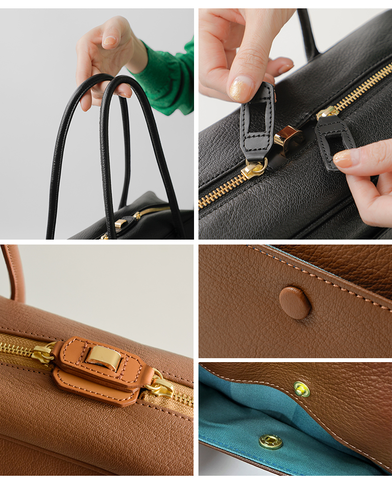 mononogu(モノノグ)レザーブリッジランドスケープボストンバッグbr10-gs