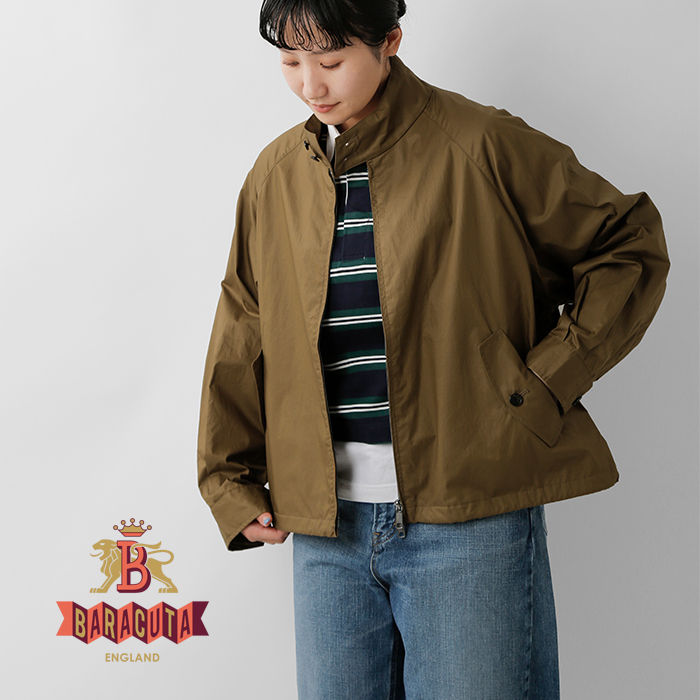BARACUTA(バラクータ)コットンタイプライタースタンドカラージャケットbrl009b