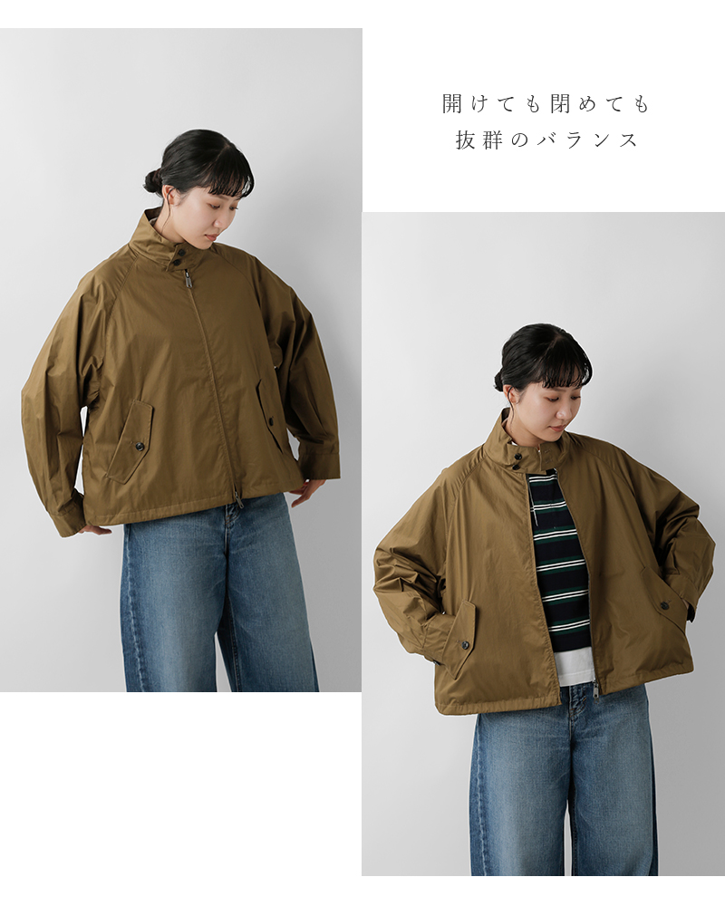 BARACUTA(バラクータ)コットンタイプライタースタンドカラージャケットbrl009b
