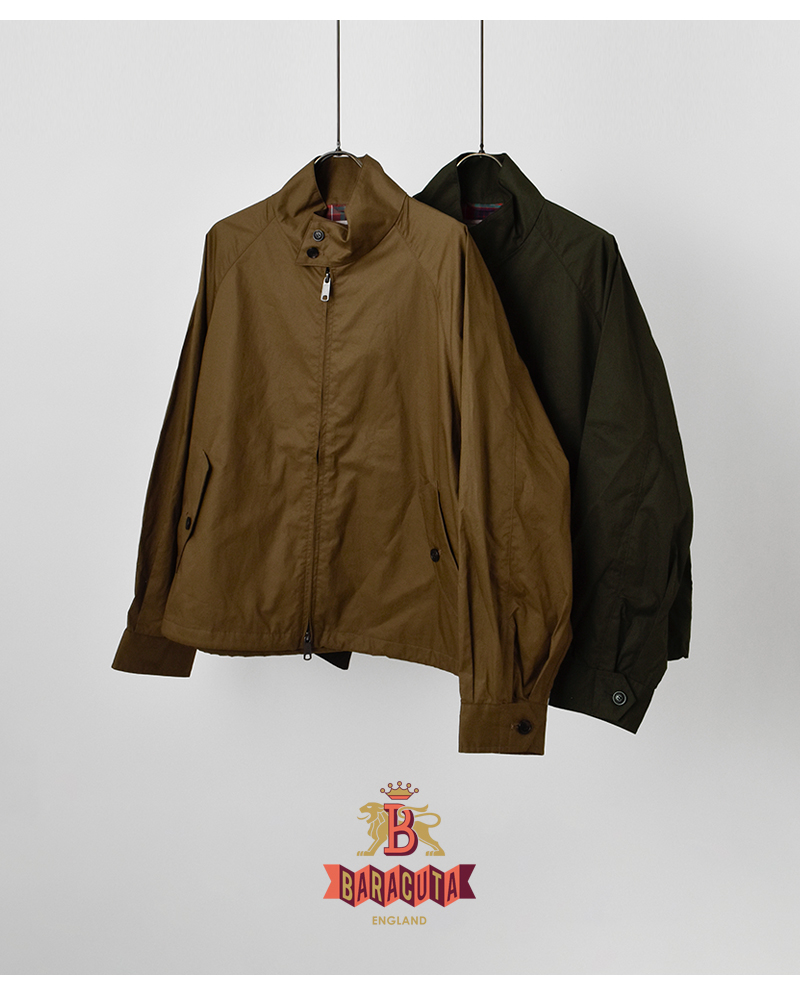 BARACUTA(バラクータ)コットンタイプライタースタンドカラージャケットbrl009b