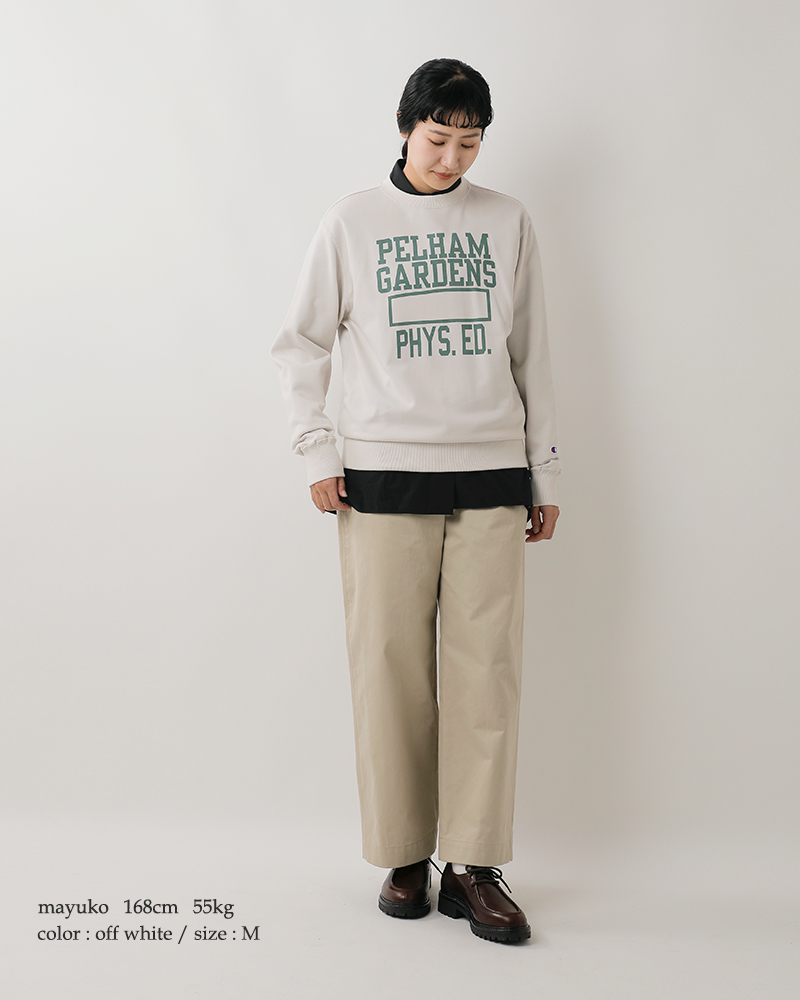Champion(チャンピオン)USAコットンフレンチテリークルーネックスウェットシャツc3-c033-4-5