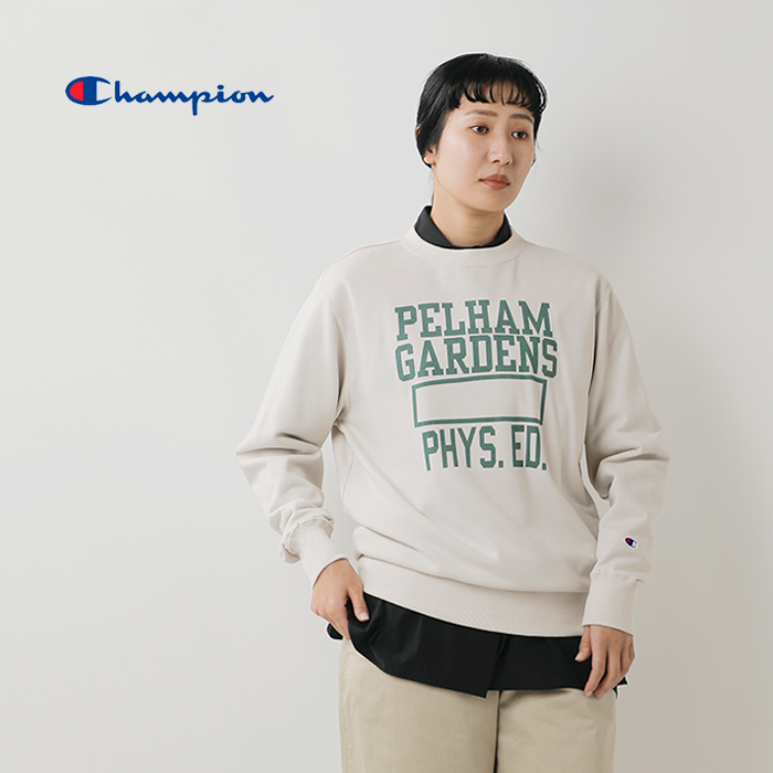 Champion(チャンピオン)USAコットンフレンチテリークルーネックスウェットシャツc3-c033-4-5