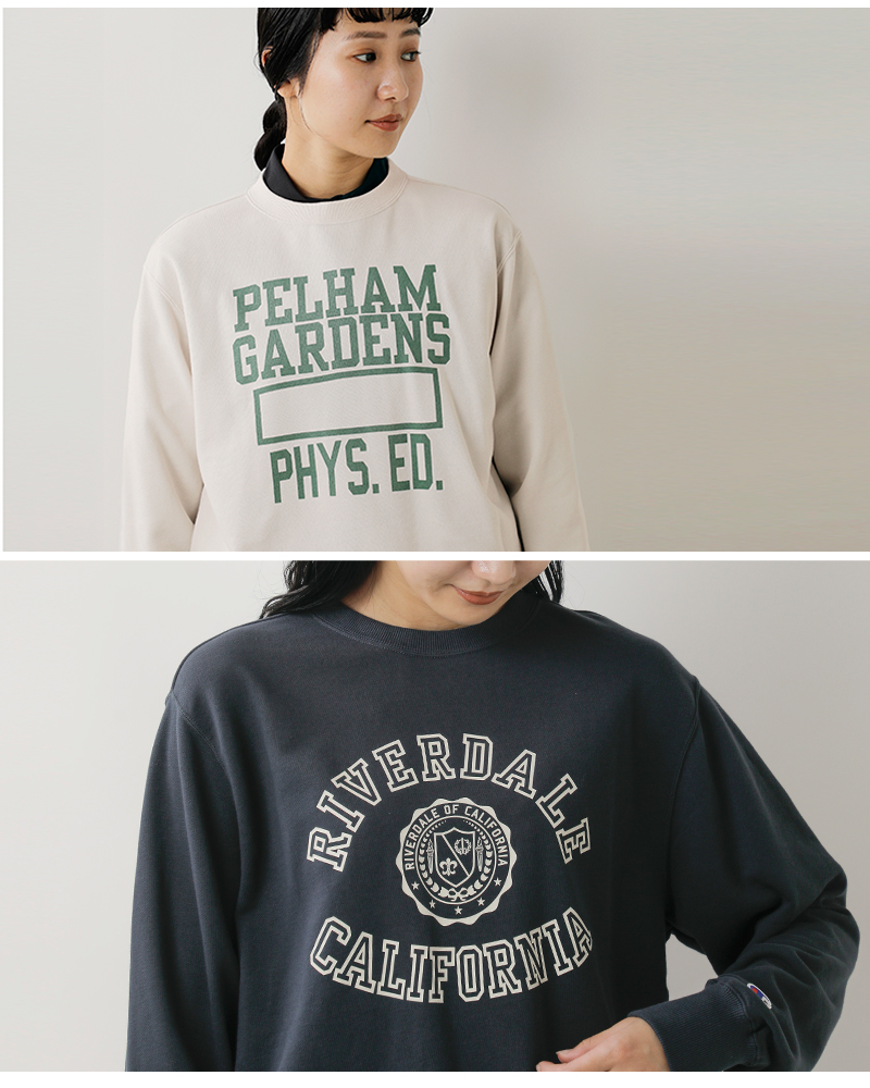 Champion(チャンピオン)USAコットンフレンチテリークルーネックスウェットシャツc3-c033-4-5
