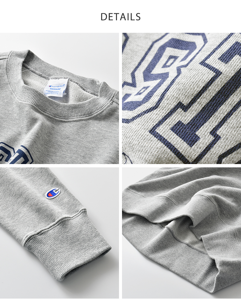 Champion(チャンピオン)USAコットンフレンチテリークルーネックスウェットシャツc3-c033-4-5