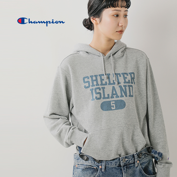 Champion(チャンピオン)USAコットンフレンチテリーフーデッドスウェットシャツc3-c122-123