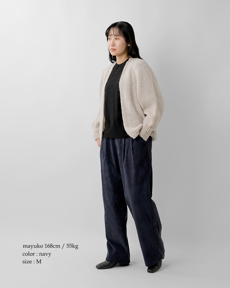 CONICHIWA bonjour(コンニチハ ボンジュール)ワイドコーデュロイパンツ“CbWIDECORDUROYPANTS”cb-w-corduroy-pt