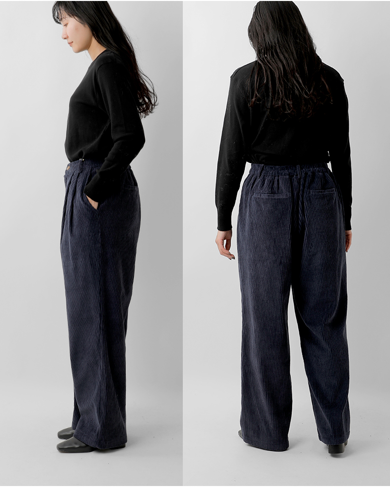 CONICHIWA bonjour(コンニチハ ボンジュール)ワイドコーデュロイパンツ“CbWIDECORDUROYPANTS”cb-w-corduroy-pt