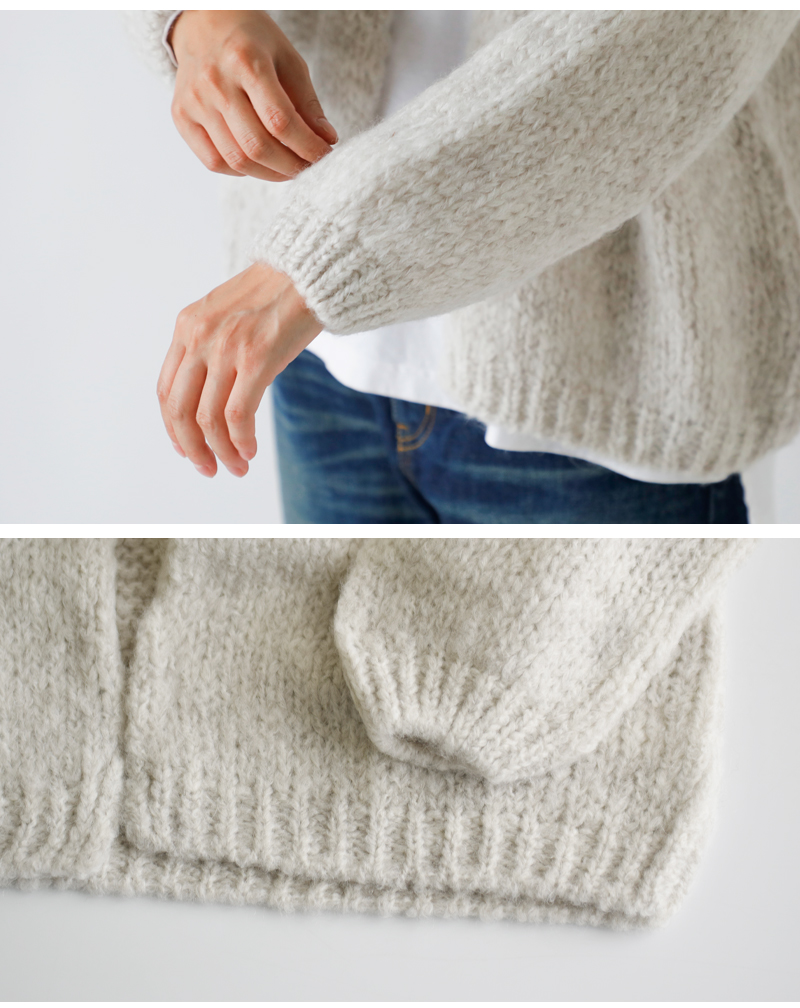 TRICOTS JEAN MARC(トリコット ジーン マルク)aranciato別注ニットショートカーディガンcesame-short