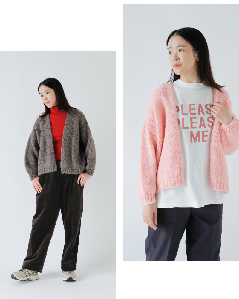 TRICOTS JEAN MARC(トリコット ジーン マルク)aranciato別注ニットショートカーディガンcesame-short