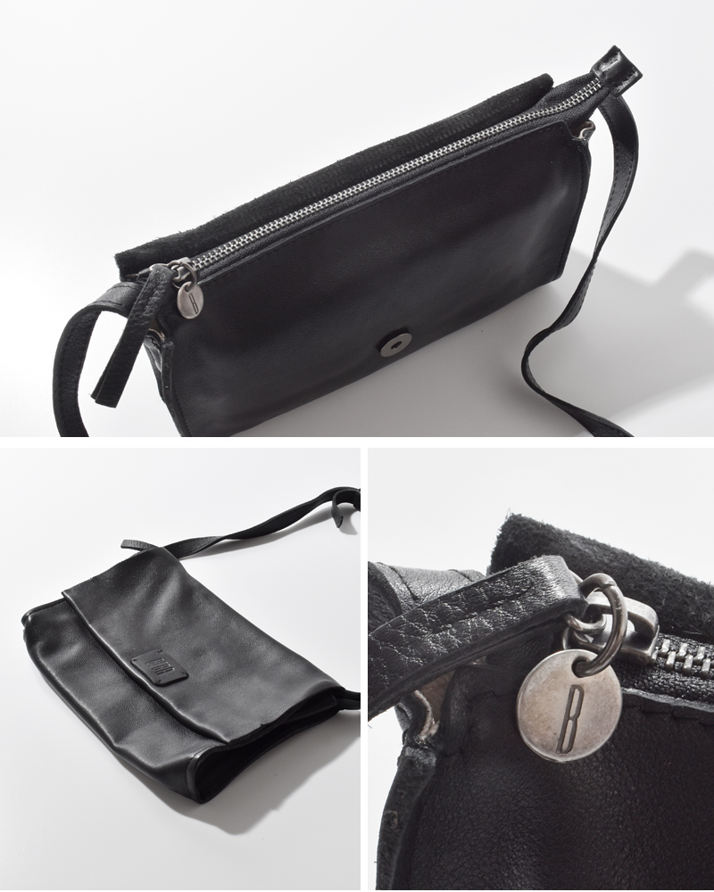 BIBA(ビバ)カウハイドレザークロスフラップバッグ“CHESTERTB”cet3l