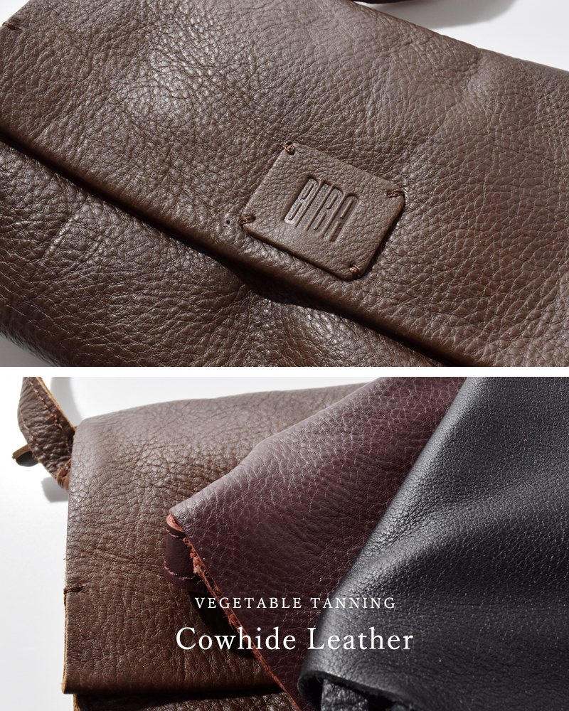 BIBA(ビバ)カウハイドレザークロスフラップバッグ“CHESTERTB”cet3l