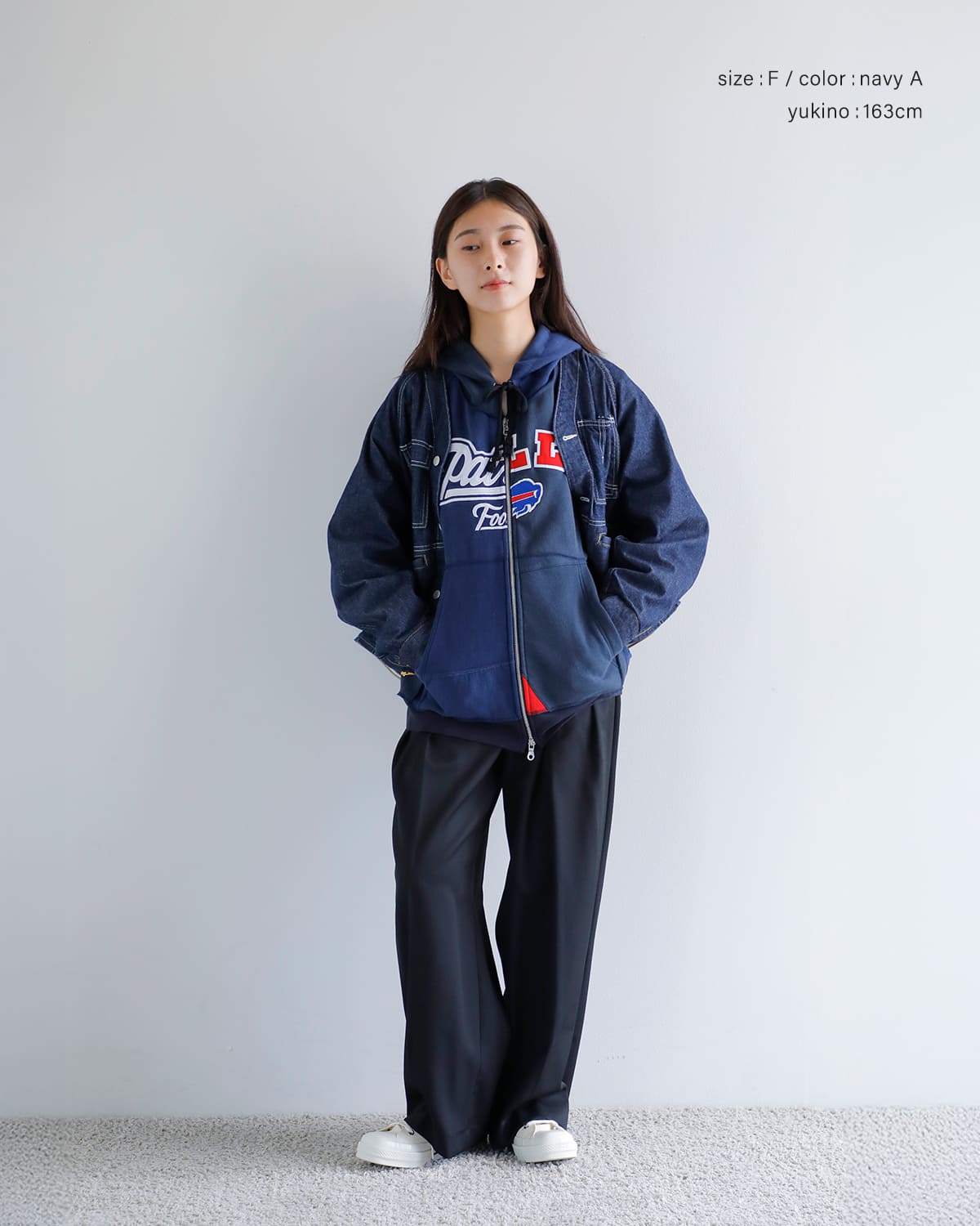 CHANGES(チェンジーズ)リメイクジップパーカー ch2017