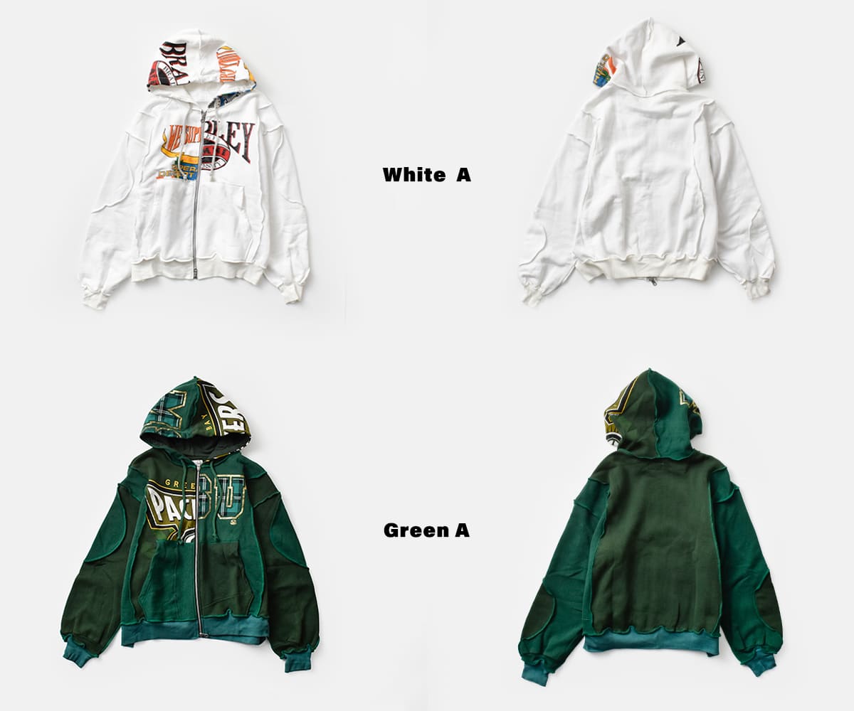 CHANGES(チェンジーズ)リメイクジップパーカー ch2017