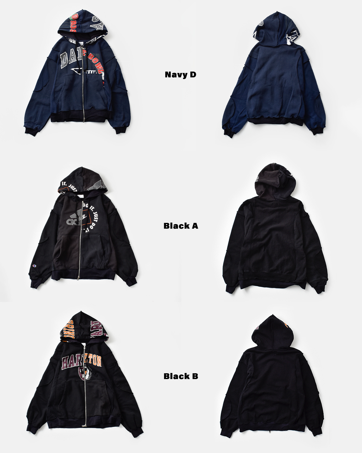 CHANGES(チェンジーズ)リメイクジップパーカー ch2017