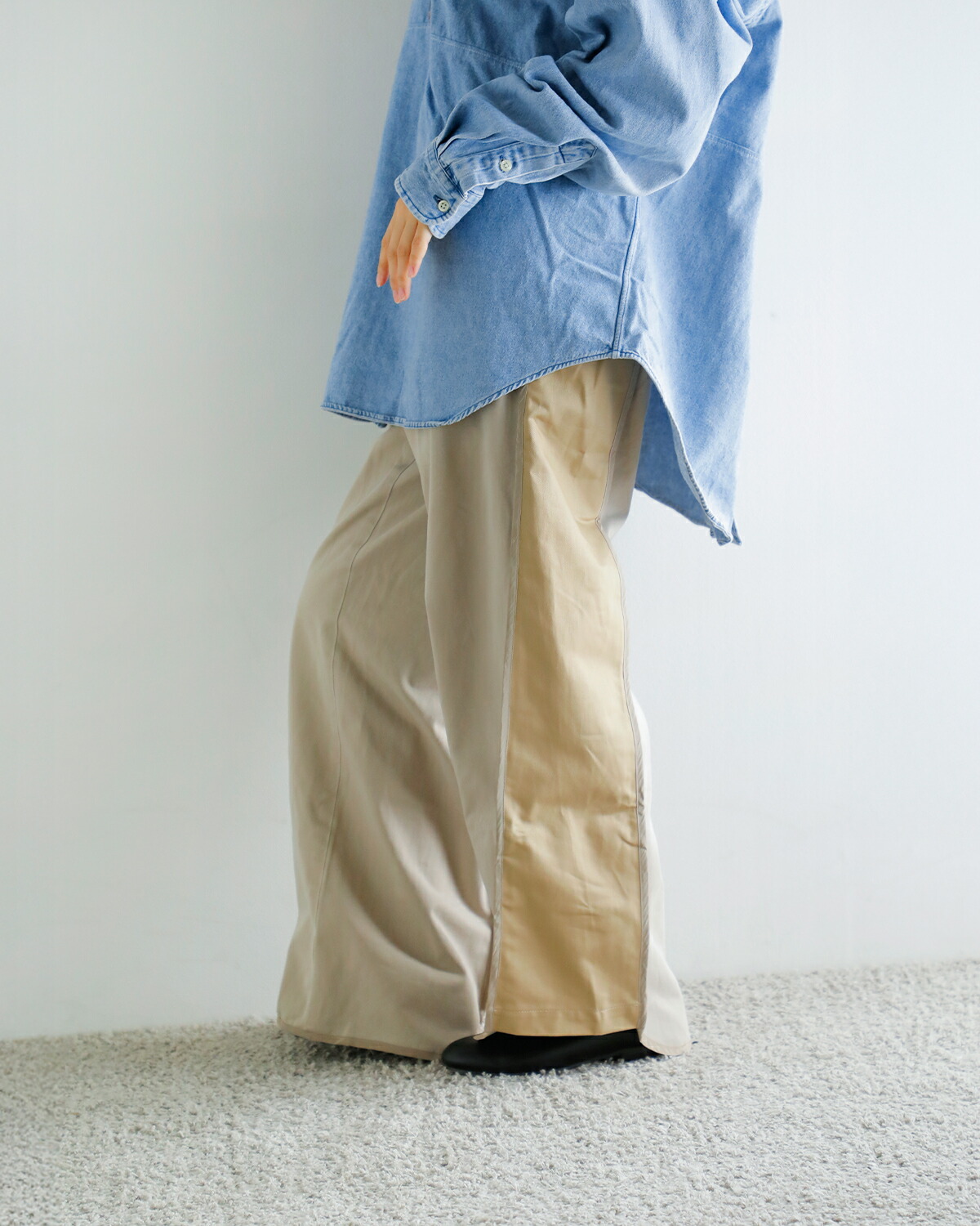 CHANGES(チェンジーズ)リメイクパイピングチノパンツ ch4104