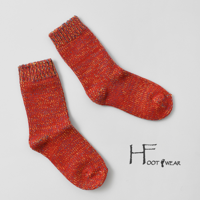H FOOT WEAR(エイチフットウェア)ミックスカラーショートソックスchine-aw