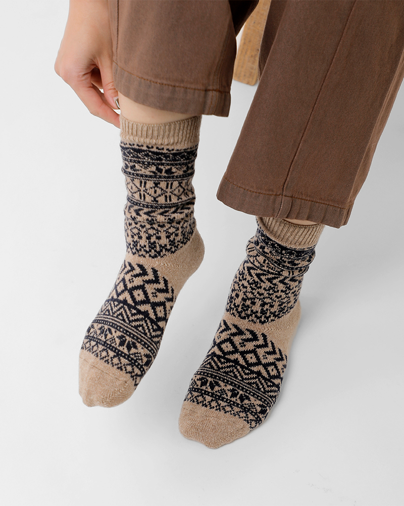 Comfy House(コンフィーハウス)ニューノルディックウールソックスchl242cr1