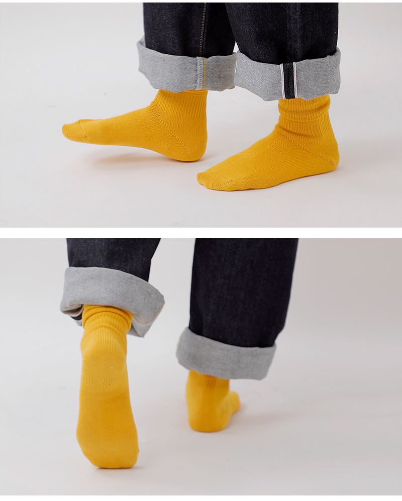 Comfy House(コンフィーハウス)コットンベーシッククルーソックスchl250cr3