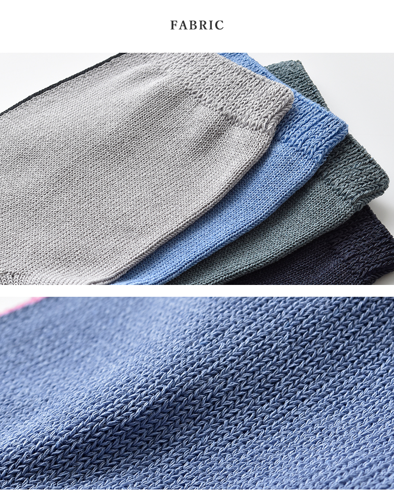 Comfy House(コンフィーハウス)バックラインミドルクルーソックスchl250mc2