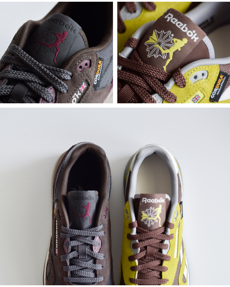 Reebok(リーボック)クラシックナイロンローカットスニーカー“CLASSICNYLON89”cl-ny-89
