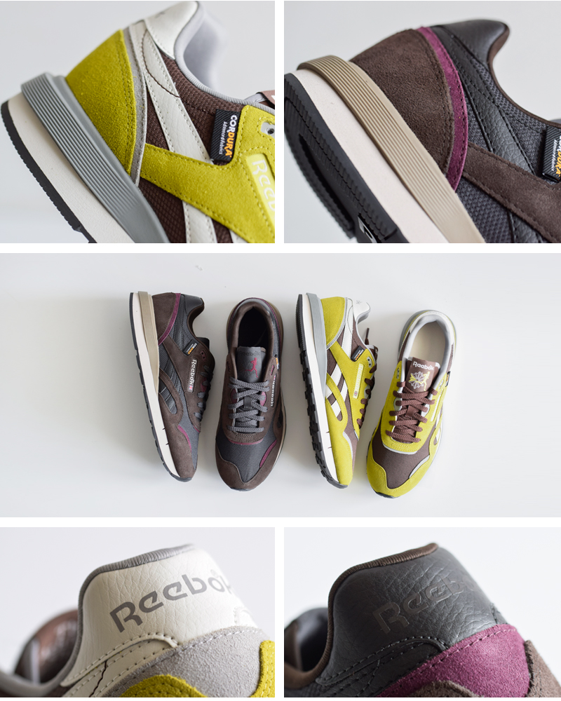 Reebok(リーボック)クラシックナイロンローカットスニーカー“CLASSICNYLON89”cl-ny-89