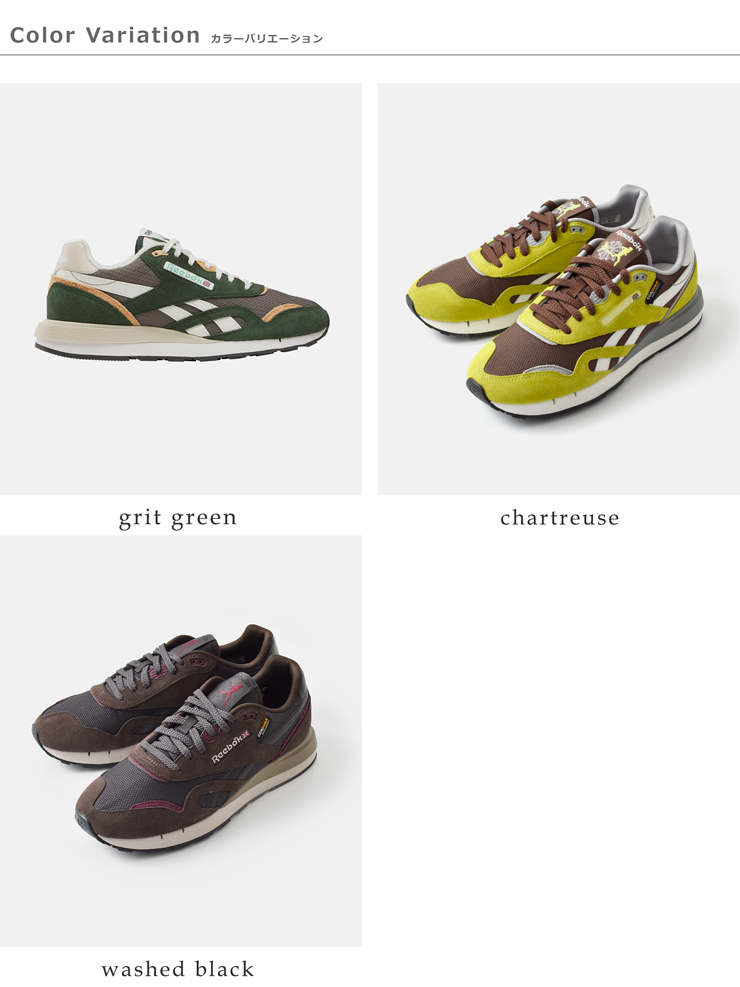 Reebok(リーボック)クラシックナイロンローカットスニーカー“CLASSICNYLON89”cl-ny-89