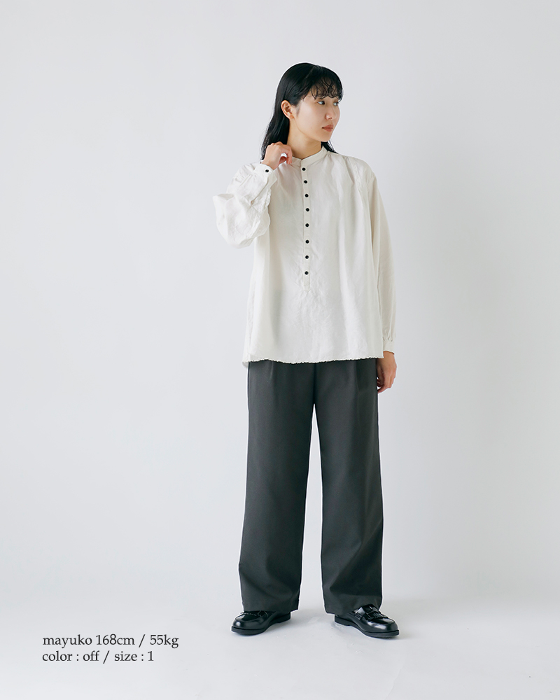 CLOLI(N)wvX^hJ[uEXgHEMPSTANDCOLLARBLOUSEhcl-sh041