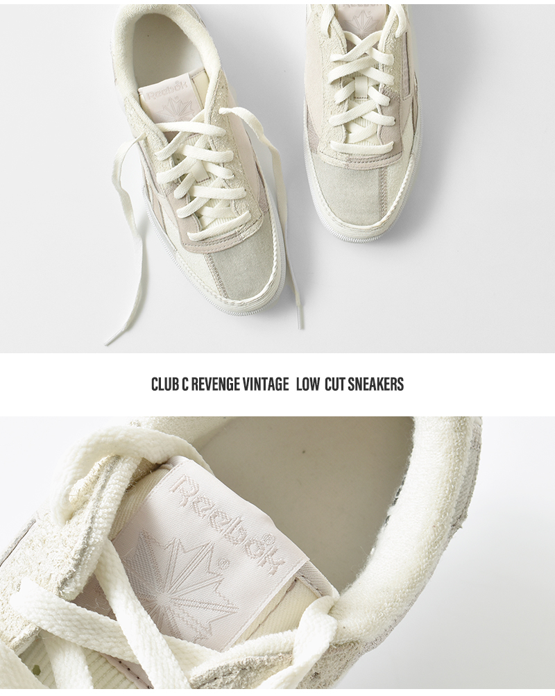 Reebok(リーボック)クラブCリベンジヴィンテージローカットスニーカー“CLUBCREVENGEVINTAGE”clubc-r-v