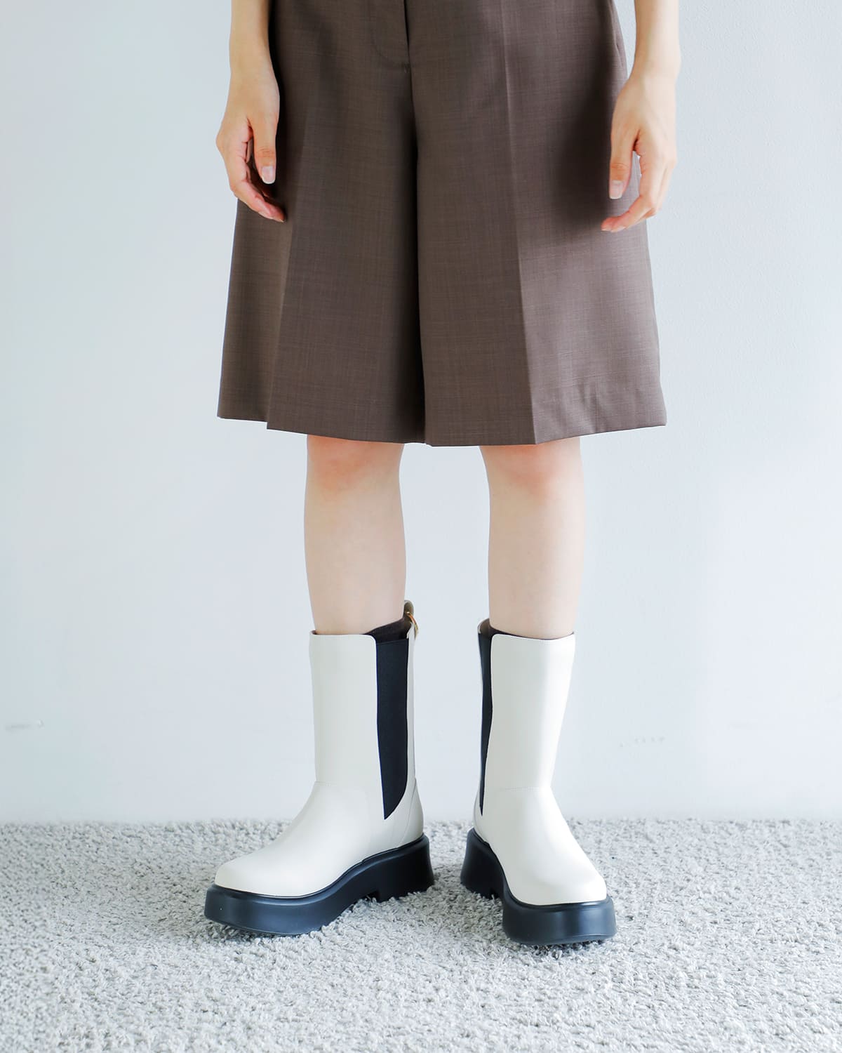 Purpred(パープレッド)撥水ポールサイドゴアミドルブーツ co7-ps001