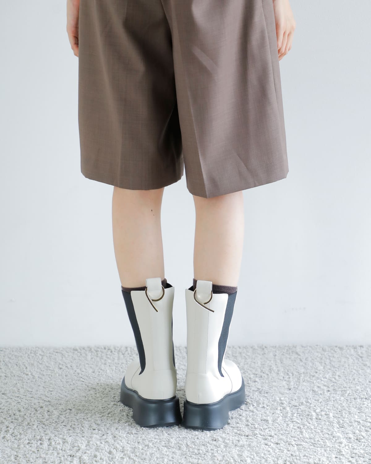 Purpred(パープレッド)撥水ポールサイドゴアミドルブーツ co7-ps001