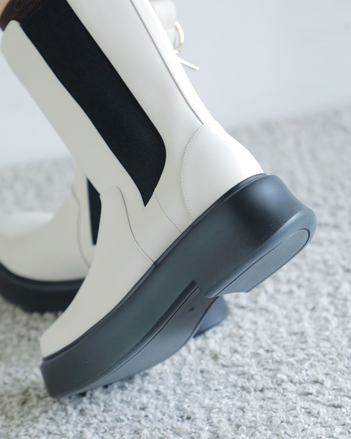 Purpred(パープレッド)撥水ポールサイドゴアミドルブーツ co7-ps001