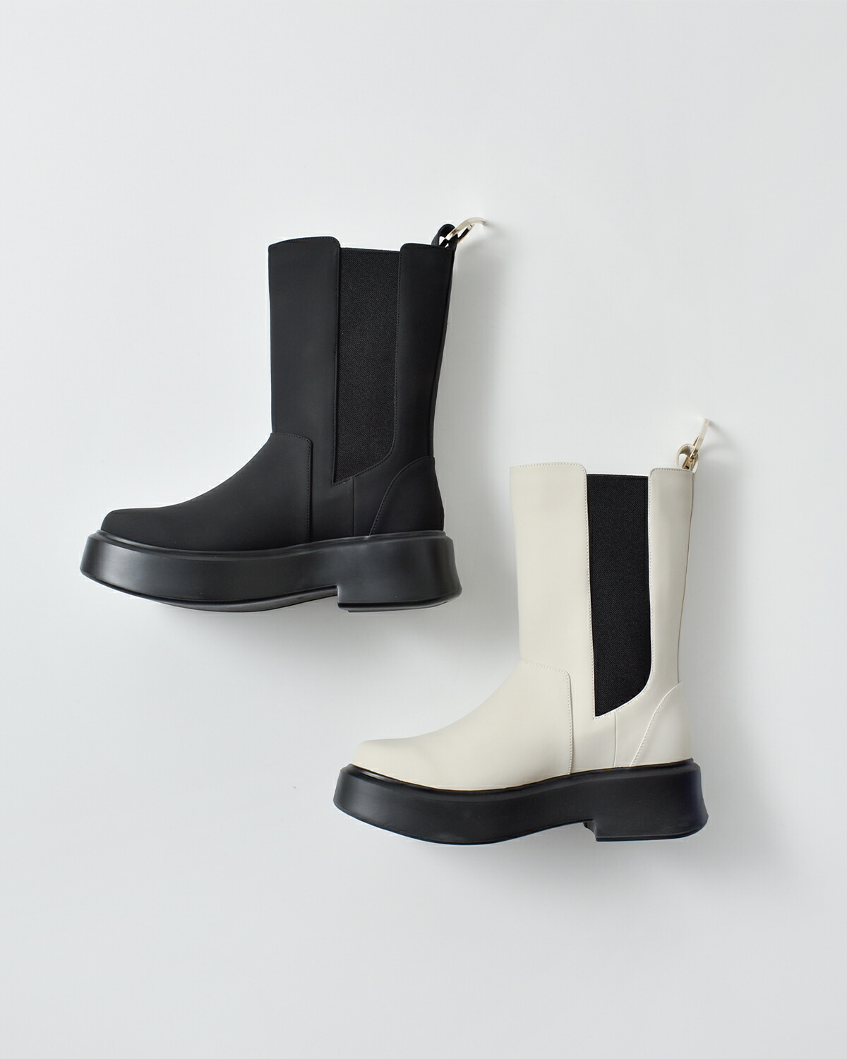 Purpred(パープレッド)撥水ポールサイドゴアミドルブーツ co7-ps001