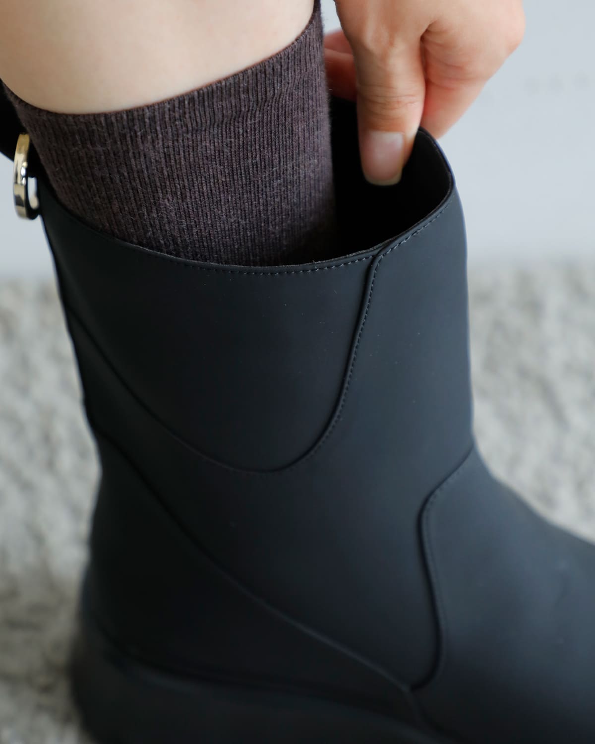 ハーフブーツ レーザハーフブーツ | ファッション通販サイト NUGU