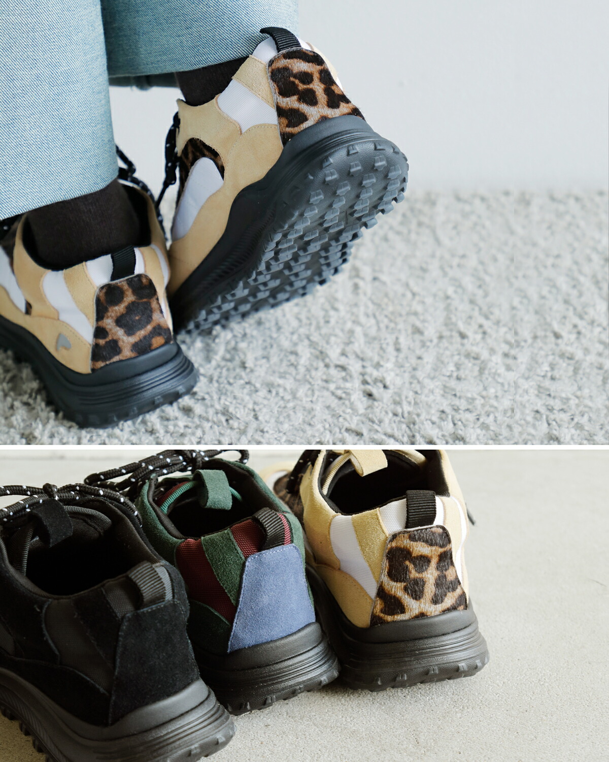 Purpred(パープレッド)カウレザートラックスニーカーco7-ps029 co7-ps029