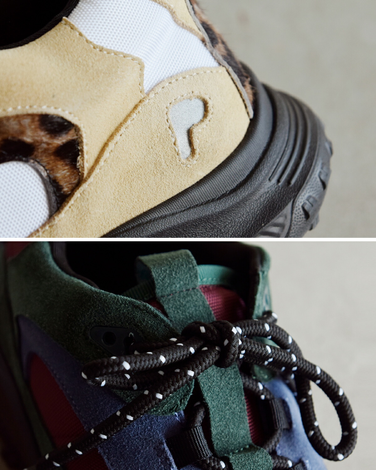 Purpred(パープレッド)カウレザートラックスニーカーco7-ps029 co7-ps029