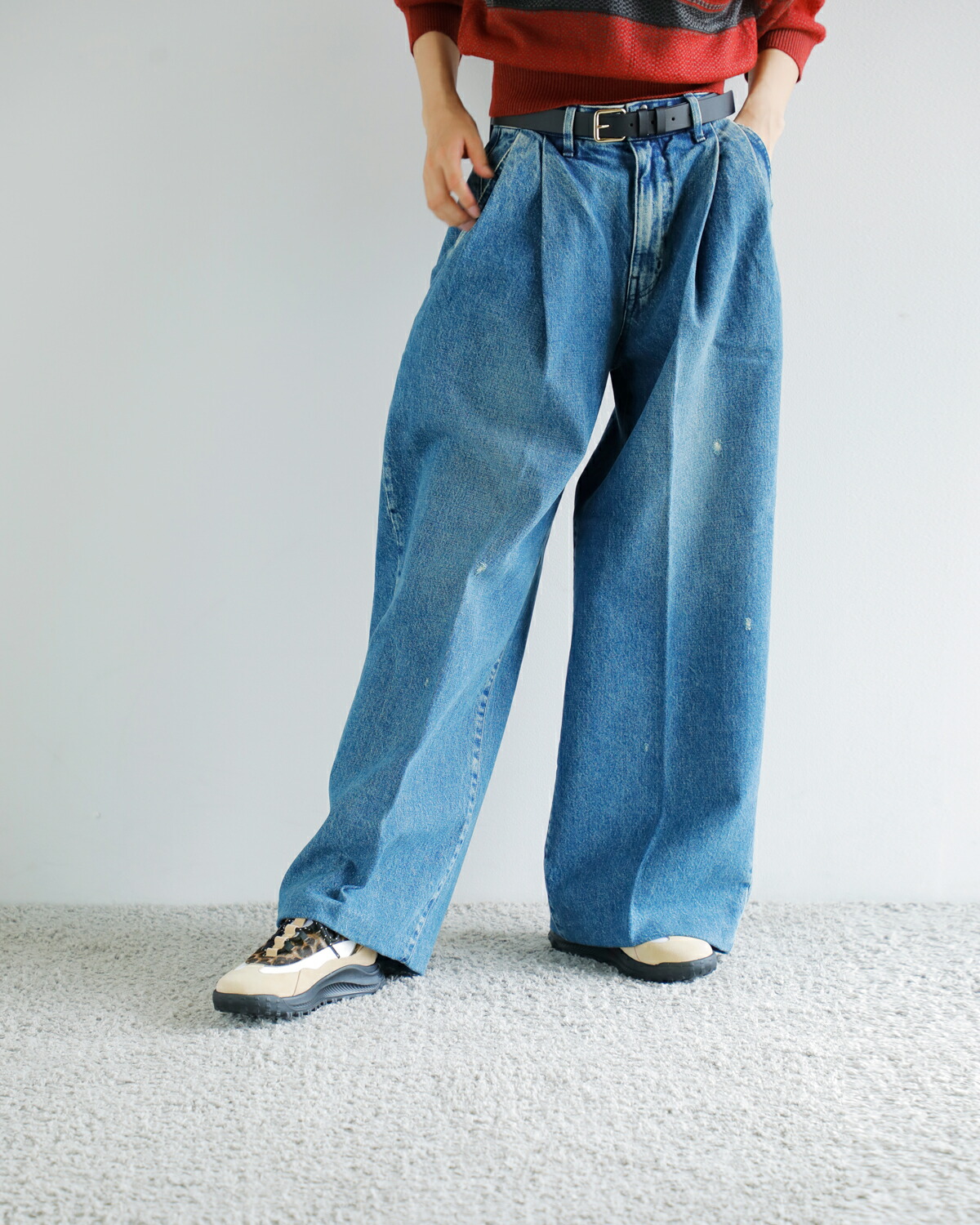 Purpred(パープレッド)カウレザートラックスニーカーco7-ps029 co7-ps029