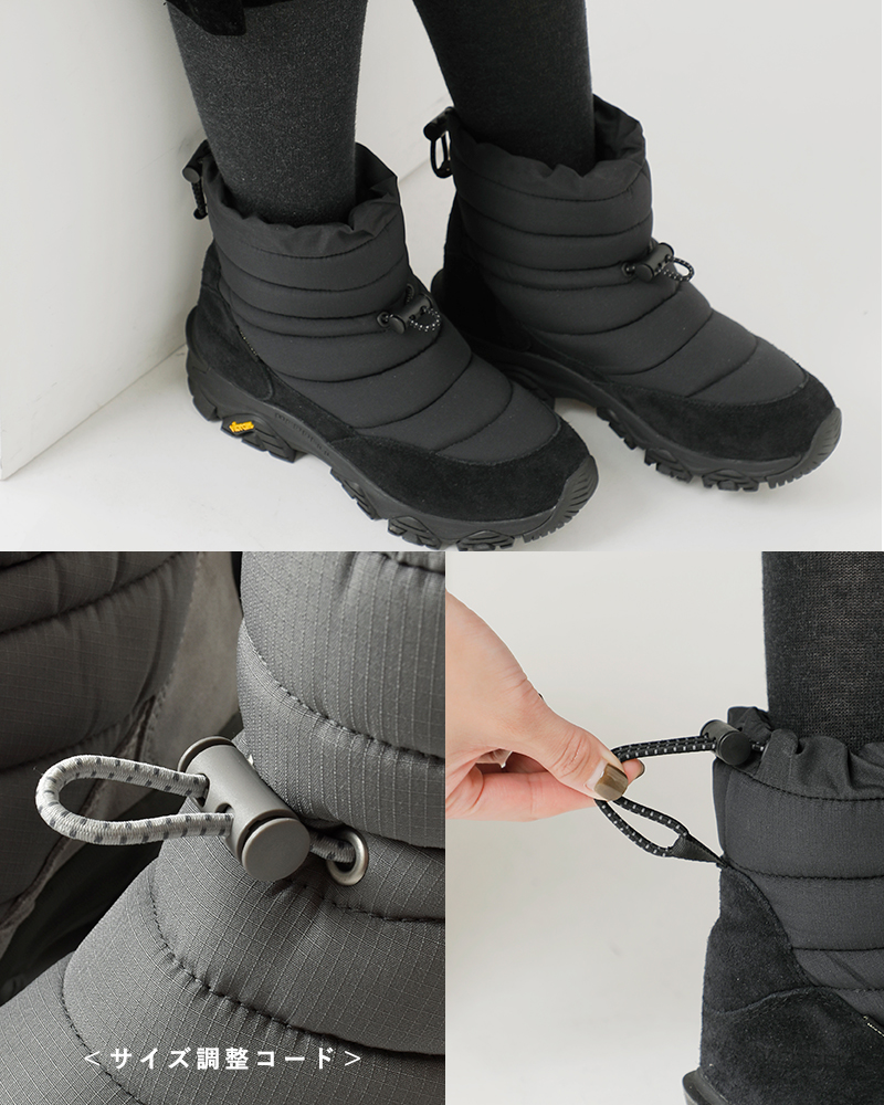 MERRELL(メレル)ウォータープルーフメンブレンウィンターショートブーツ“COLDPACK3ZEROTHERMOTALLWATERPROOF”coldpack-3-zero