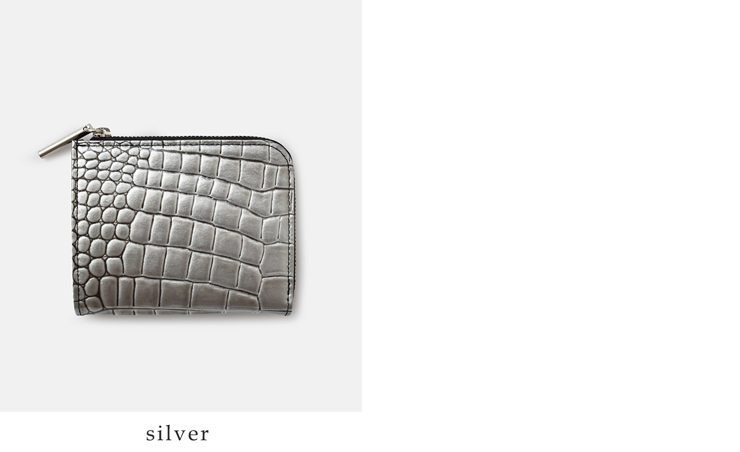 POMTATA(ポンタタ)カウレザー型押しCOROLジップショートウォレット“COROＬZIPSHORTWALLET”coro-lzshort-w